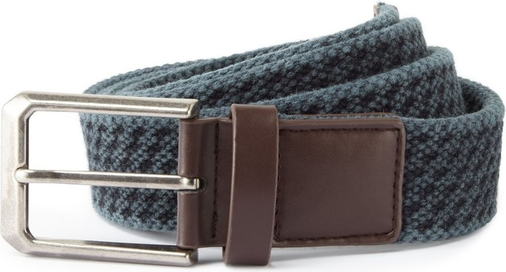 Asquith & Fox - Gürtel "Vintage Wash", Canvas-Herren RW7128 (L/XL) (Marineblau)
