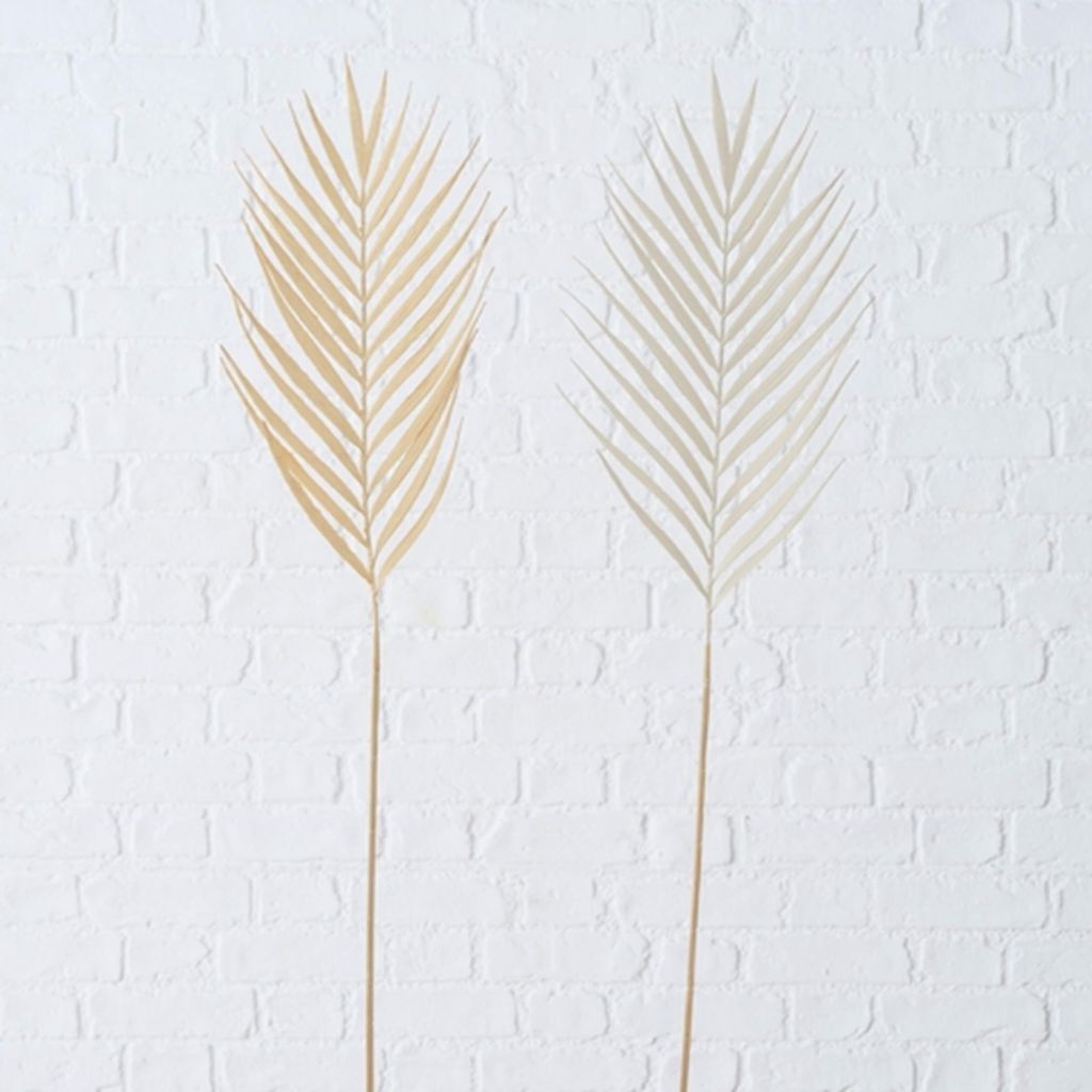 Boltze Home Kunstzweig Dekozweig 90cm Palmblatt natur