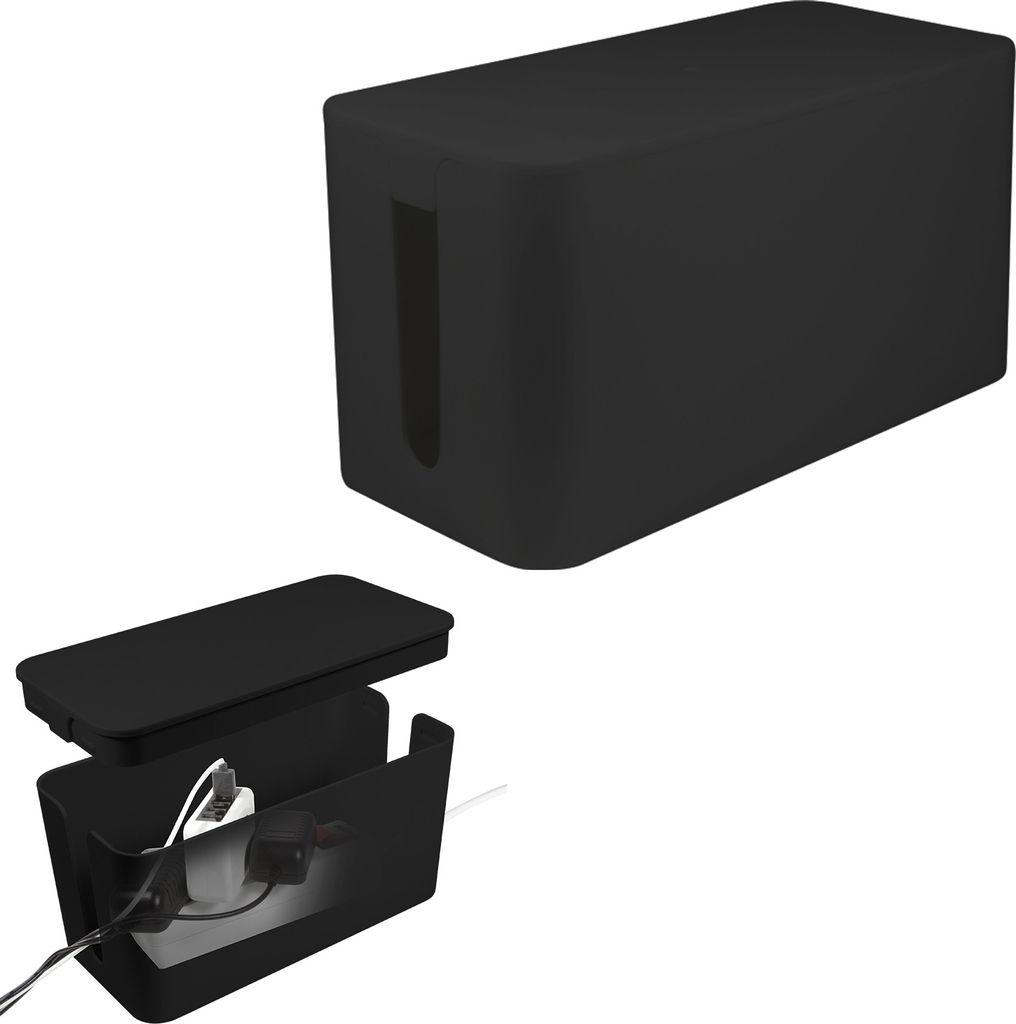 LogiLink Kabelbox - Kabelmanagement-Box - Schwarz Produktbild 9