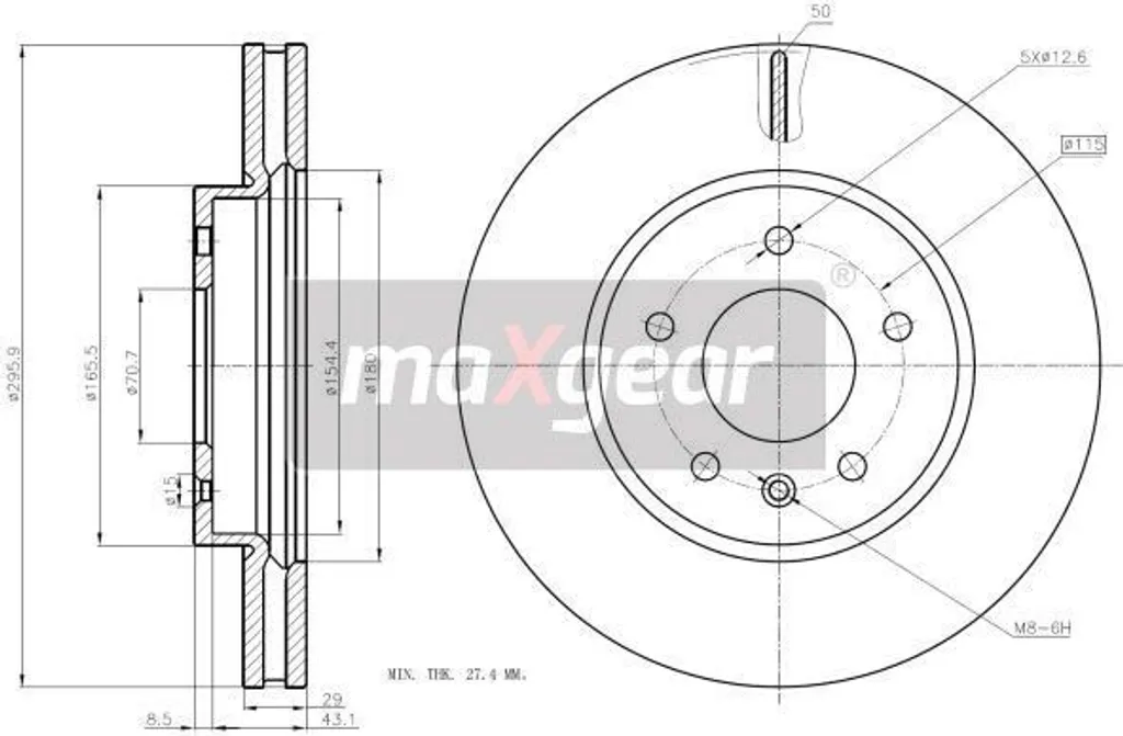 Stop Vibrations Freinage : Disque de Frein 19-2369 pour Antara et Captiva