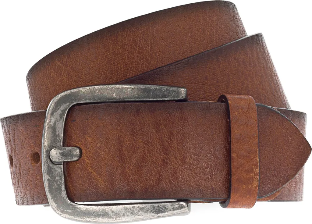 Regala una Vanzetti: Cintura Pelle Denim Love 40mm Marrone Cognac W80