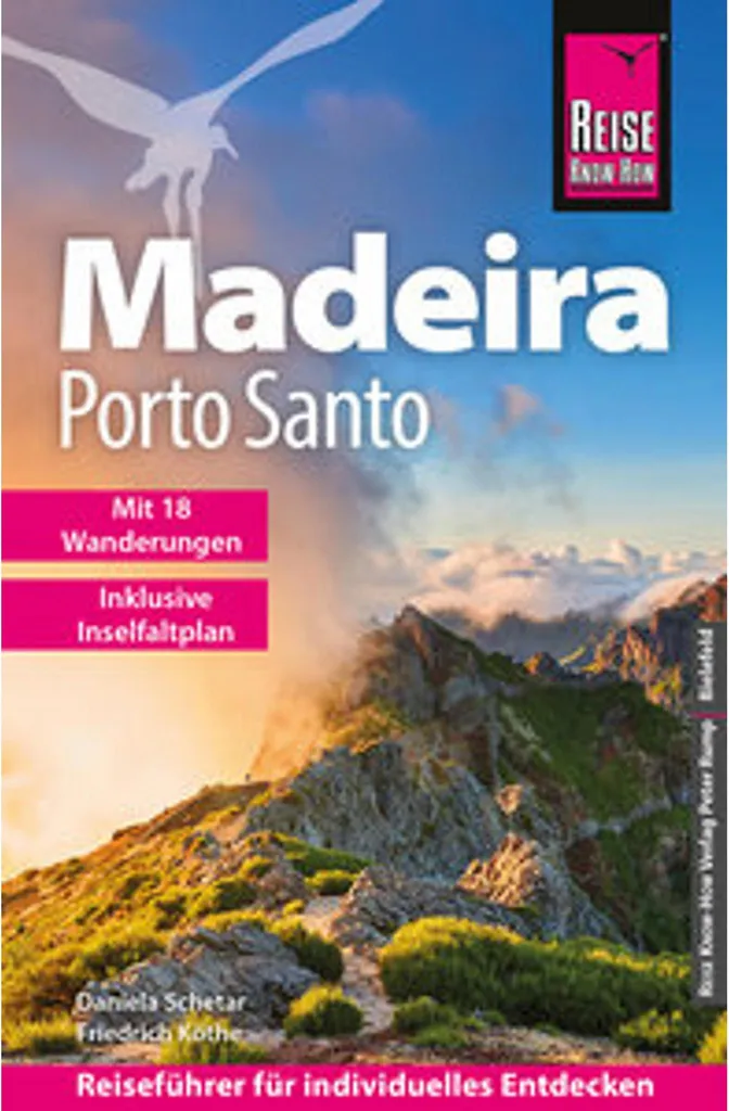 Guide pour randonner à Madère et Porto Santo avec carte de l'île incluse