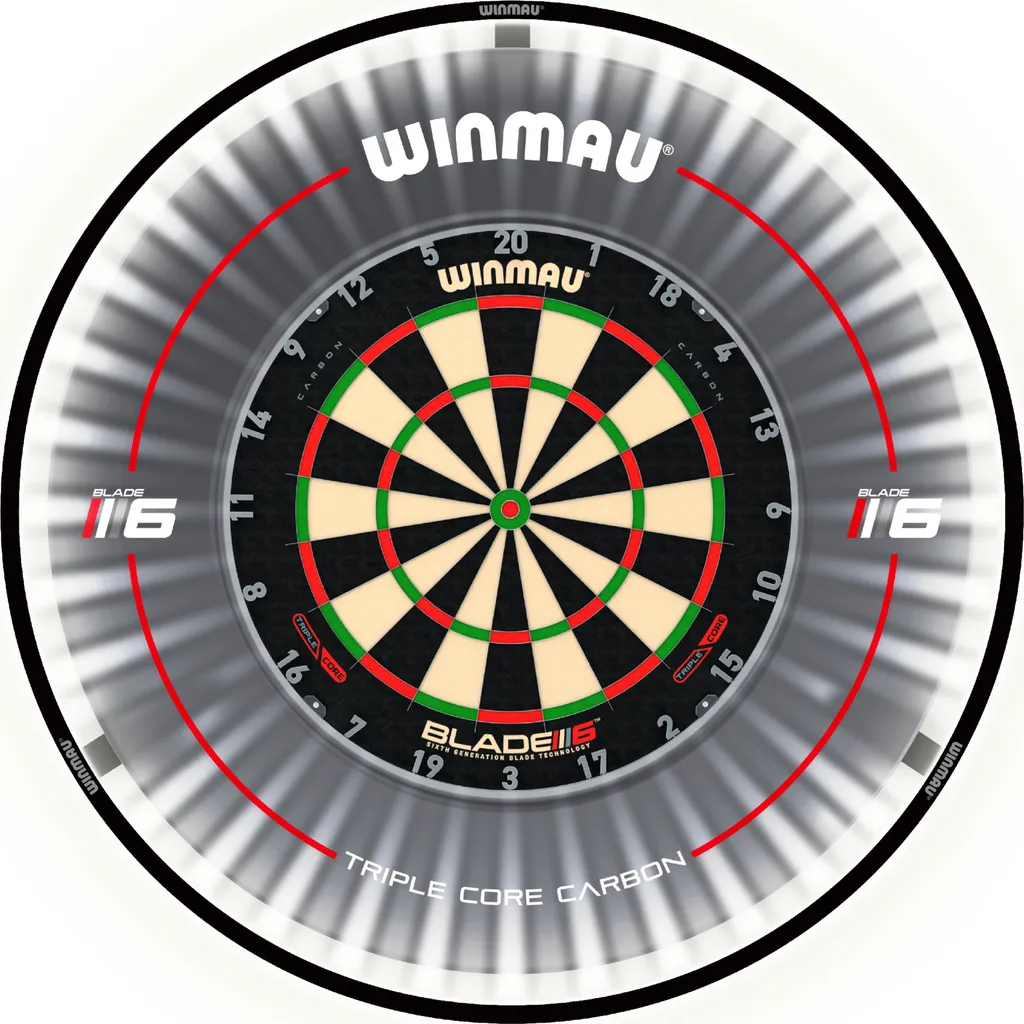 Éclairage LED pour cible de fléchettes Winmau Plasma en aluminium - 33