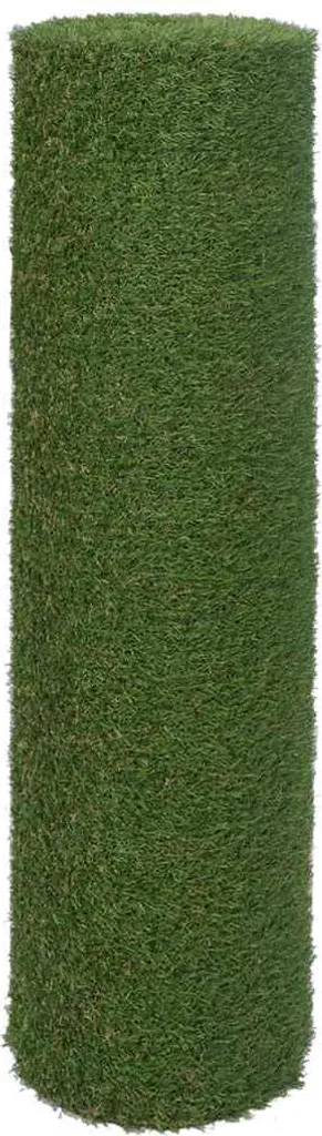 vidaXL Erba artificiale 1x10 m/20 mm Verde - 2