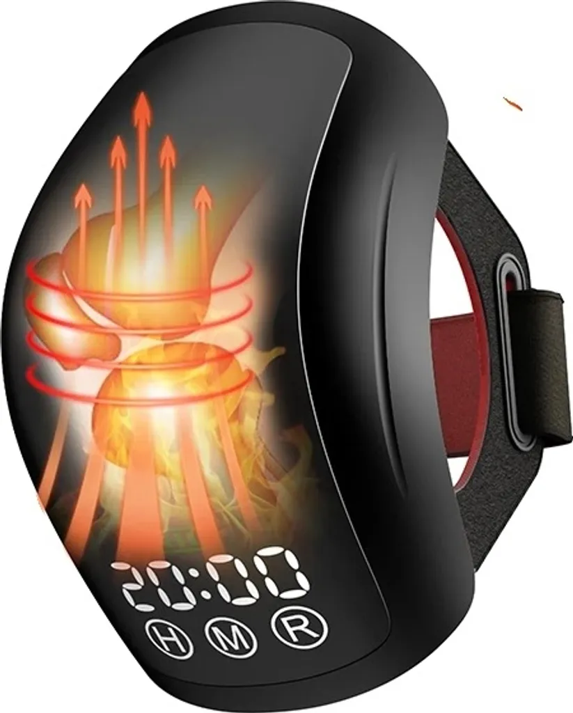 Genouillère de thérapie chauffante lumière rouge pour sport et confort