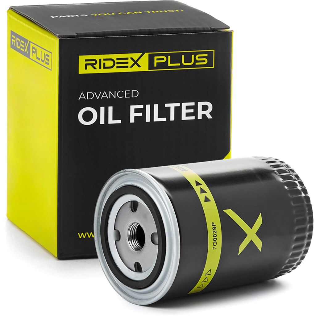 Ölfilter RIDEX PLUS 7O0029P Anschraubfilter für VW Transporter IV Bus (70B, 70C, 7DB, 7DK, 70J, 70K, 7DC, 7DJ) PASSAT Variant (3B6) GOLF III (1H1)