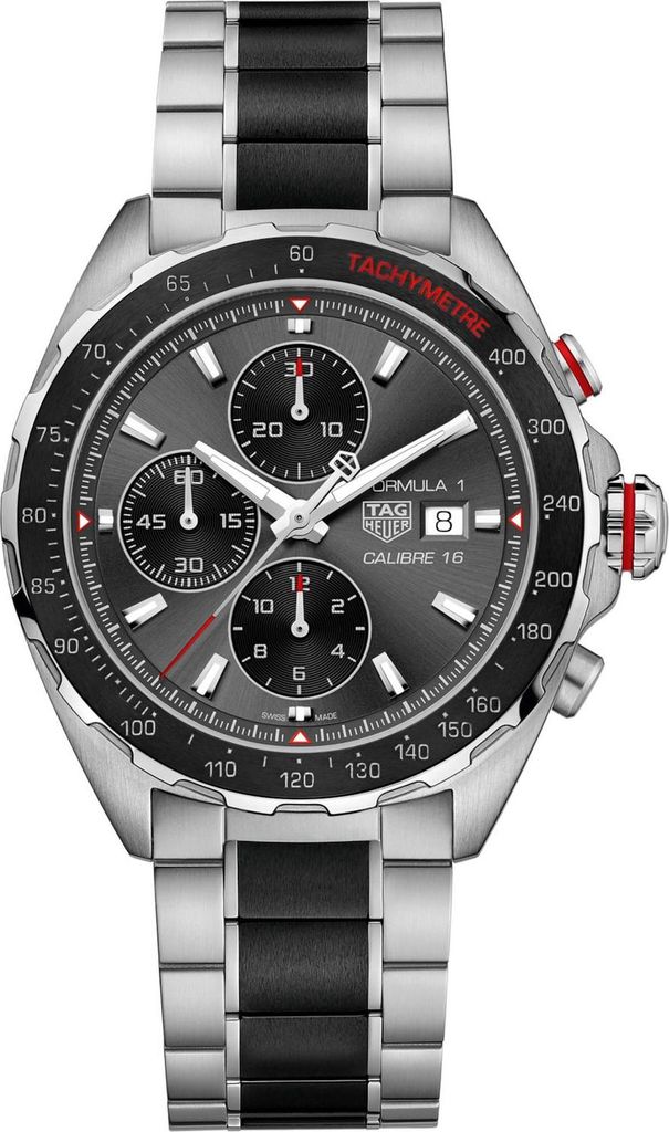 Tag Heuer Formula 1 Chronograph Herrenuhr silber schwarz CAZ2012.BA0970