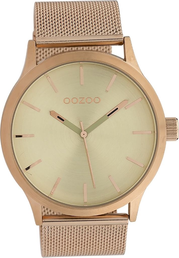 Oozoo Metall Damen Uhr Analog Quarzuhr Armband rosegold Timepieces D2UOC10054