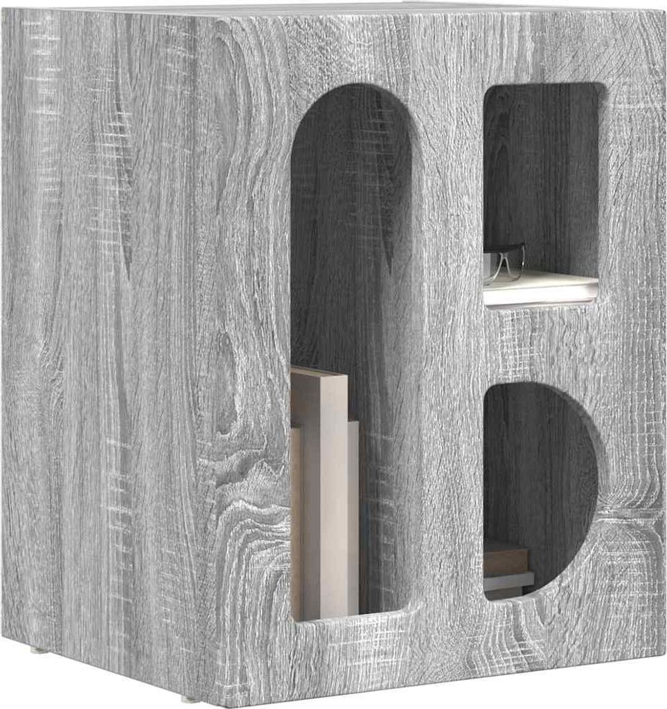 Nachttisch Graues Sonoma 40 x 35 x 50 cm Holzwerkstoff