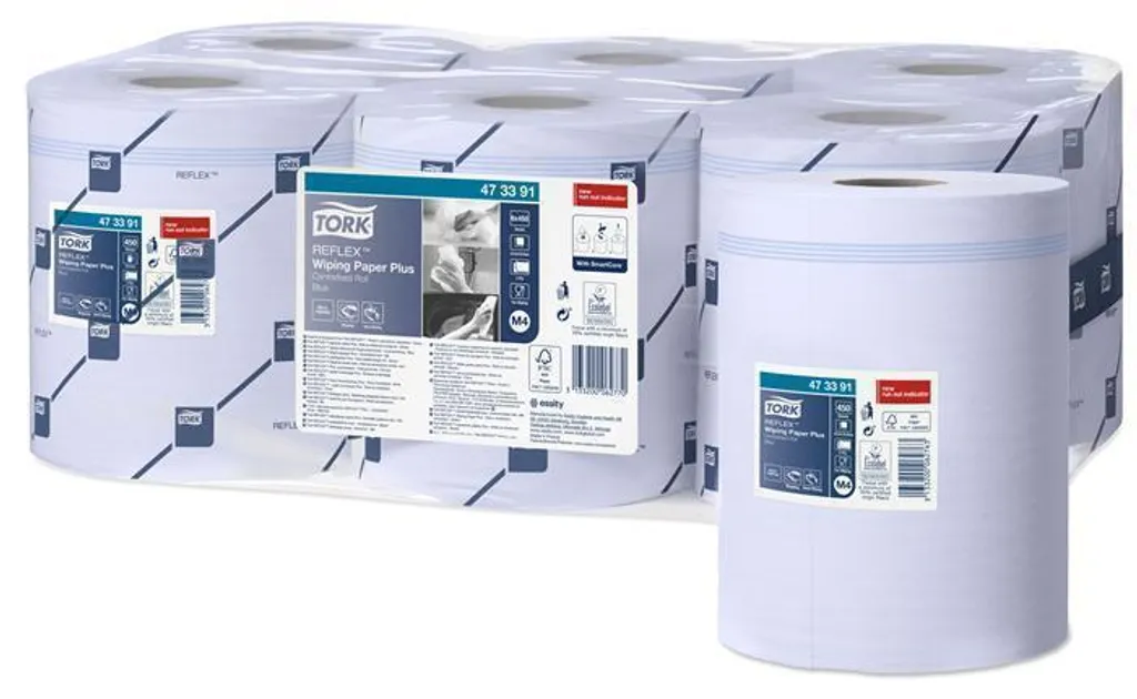 Papier d'Essuyage pour Atelier et Garage Kärcher Bleu 2700 Formats 2 Plis
