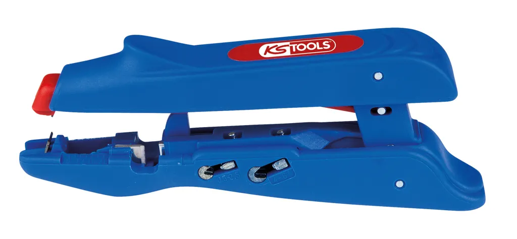 KS TOOLS 115.1001 Couteau à dénuder ergonomique avec lame acier 0,5-6mm²