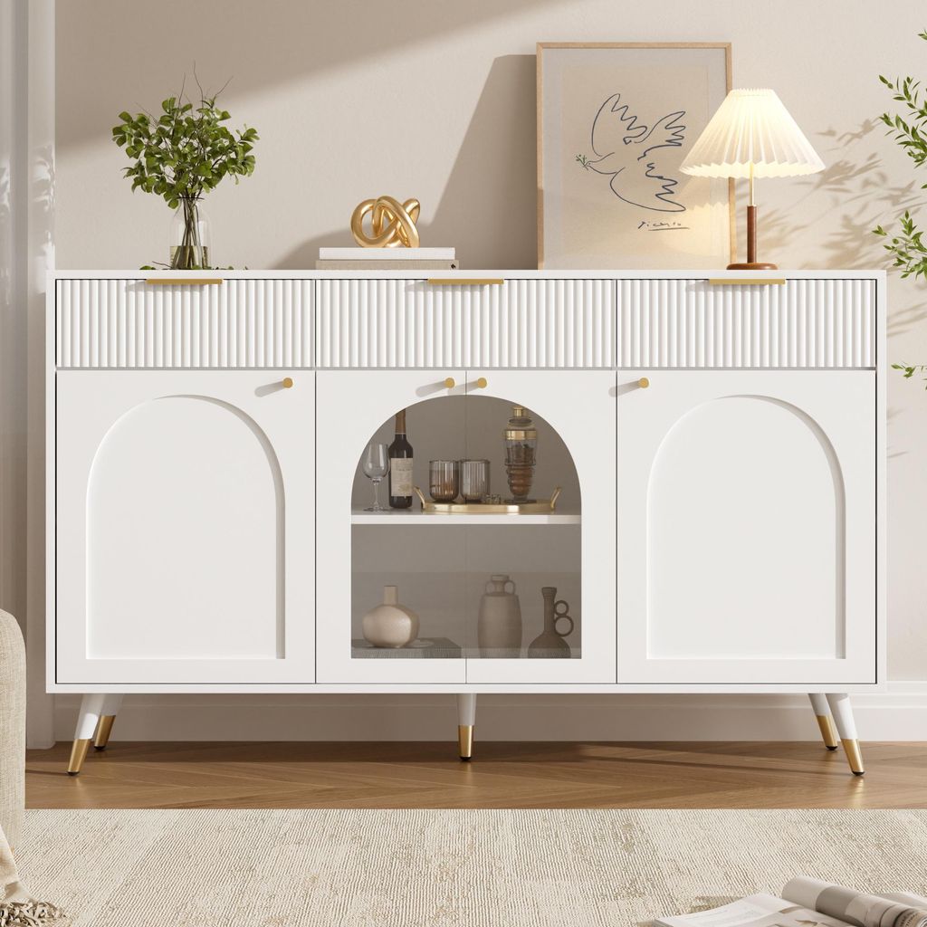 Flieks Sideboard mit 4 Türen & 3 Schubladen, Produktbild 