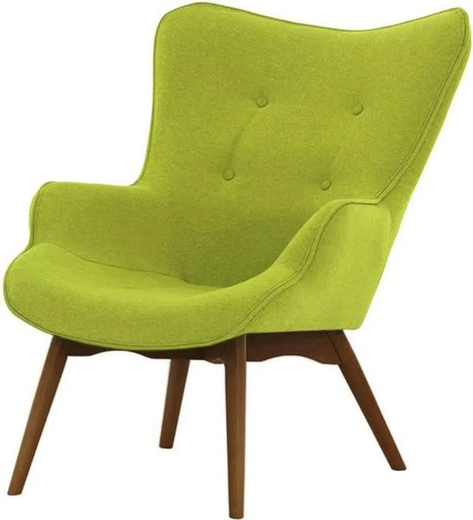 Fauteuil Ducon-Baku 7-dark oak avec dossier haut et finitions artisanales