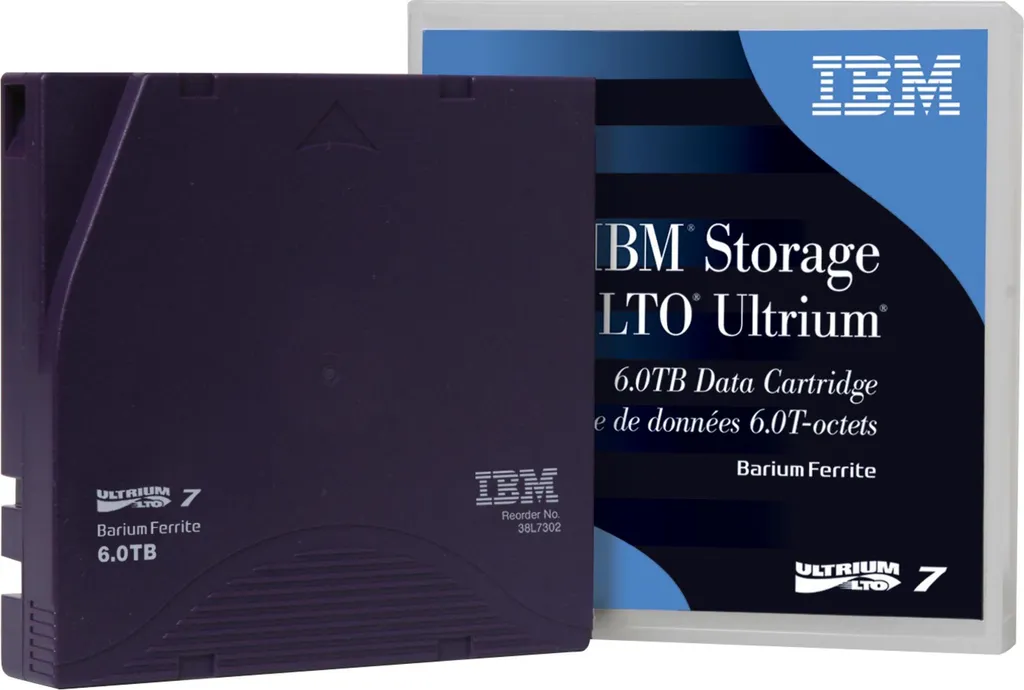 Bande de Sauvegarde IBM LTO 7 Capacité 6To à 15To Format Professionnel