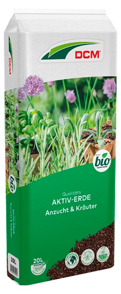Cuxin DCM Aktiv-Erde Anzucht & Kräuter 20 L Anzuchterde Kräutererde