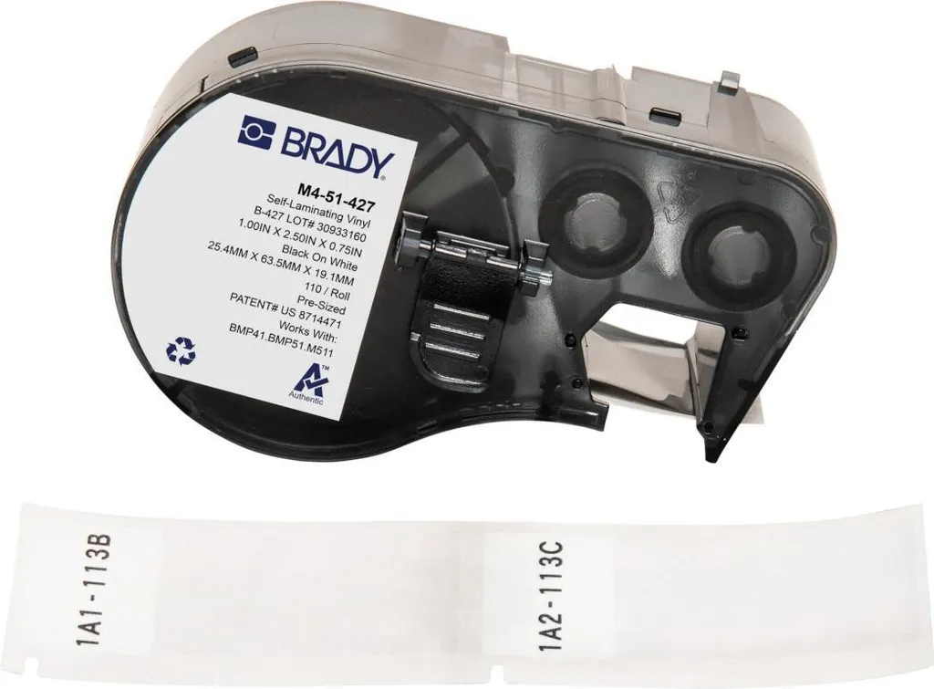 Brady M4-51-427 Cartuccia Etichette Vinile per BMP41 BMP51 M511