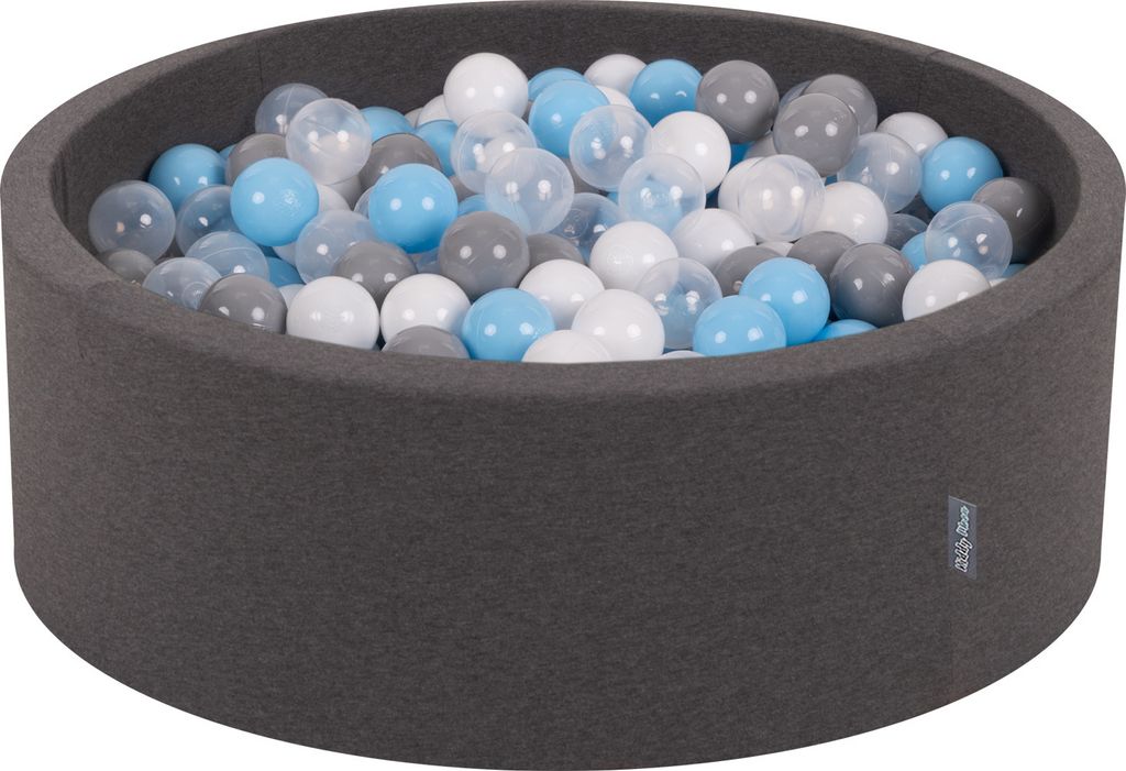 KiddyMoon bällebad 90x30cm/200 bälle ? 7cm bällepool mit Produktbild 