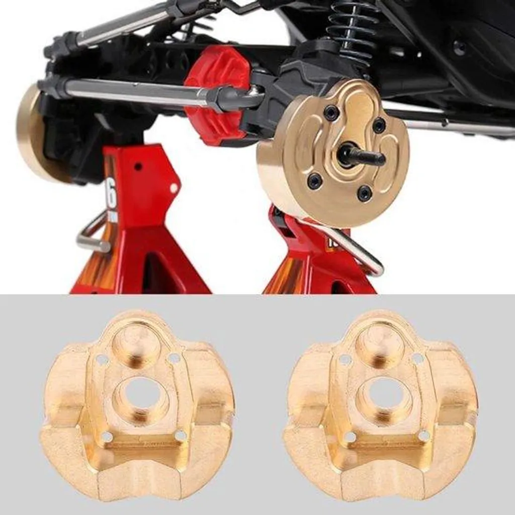 Amélioration Franchissement Axial SCX10 III : Lot 2 Pièces Laiton Épais