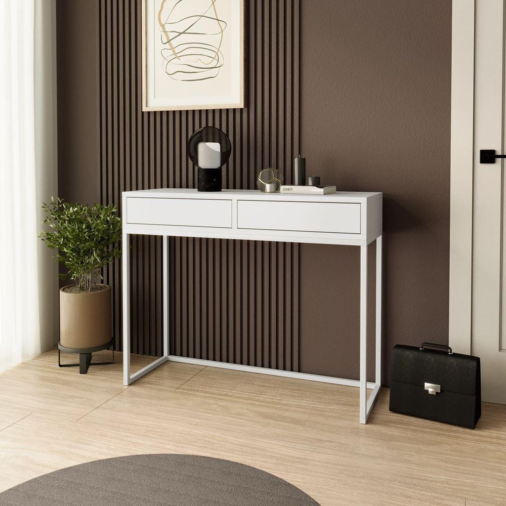 BEAUTYSOFA |  Konsolentisch LANGO 100 cm - Konsole mit 2 Produktbild 