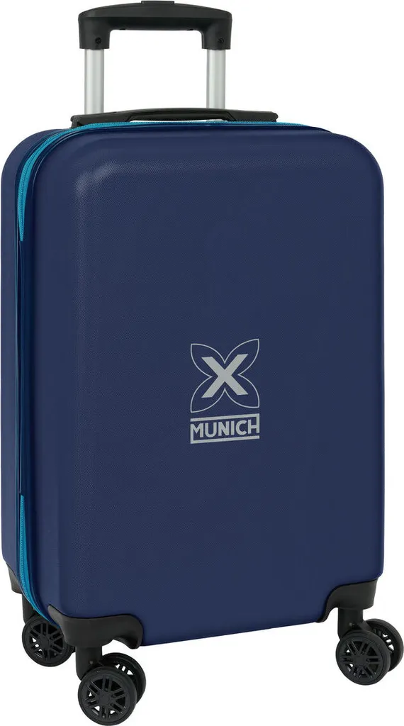 Bagage cabine Munich 20L bleu marine - Valise weekend 55cm avec roues
