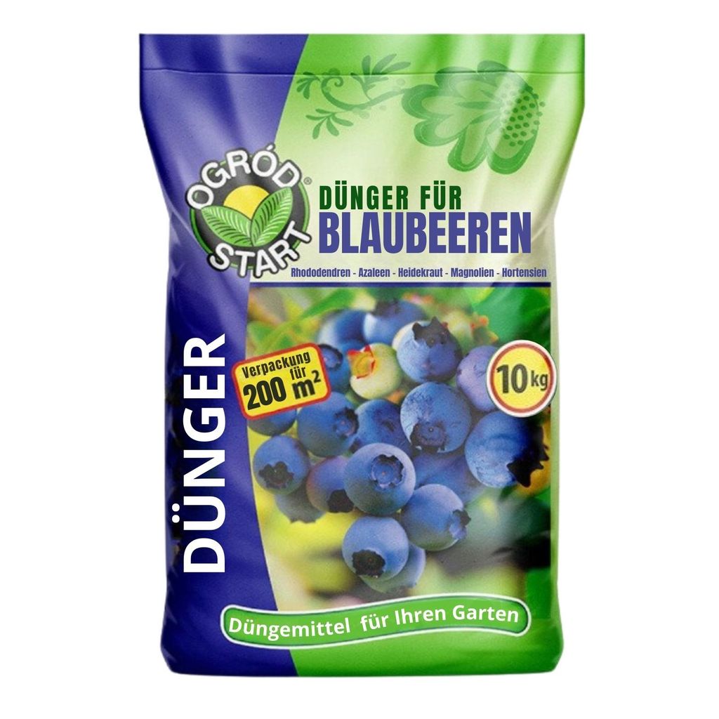Dünger Für Heidelbeeren Blaubeeren Pflanzen Beerendünger Obstdünger 250m2 10kg