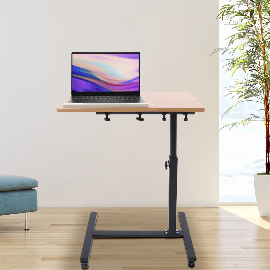 Table d'appoint pour lit et canapé support PC portable réglable mobile - 15