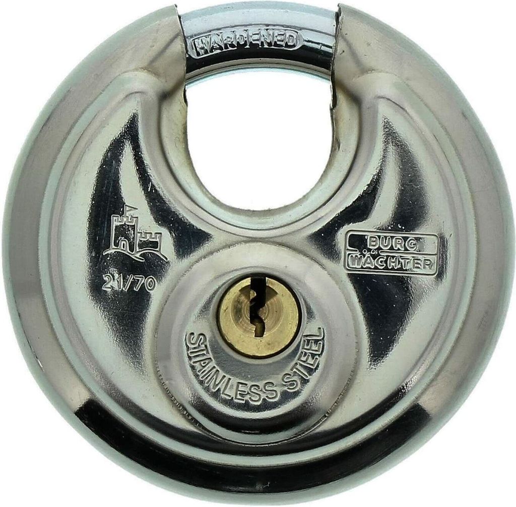 10 x Burg Wächter Rundes Vorhängeschloss Circle 21/70 - Produktbild 3