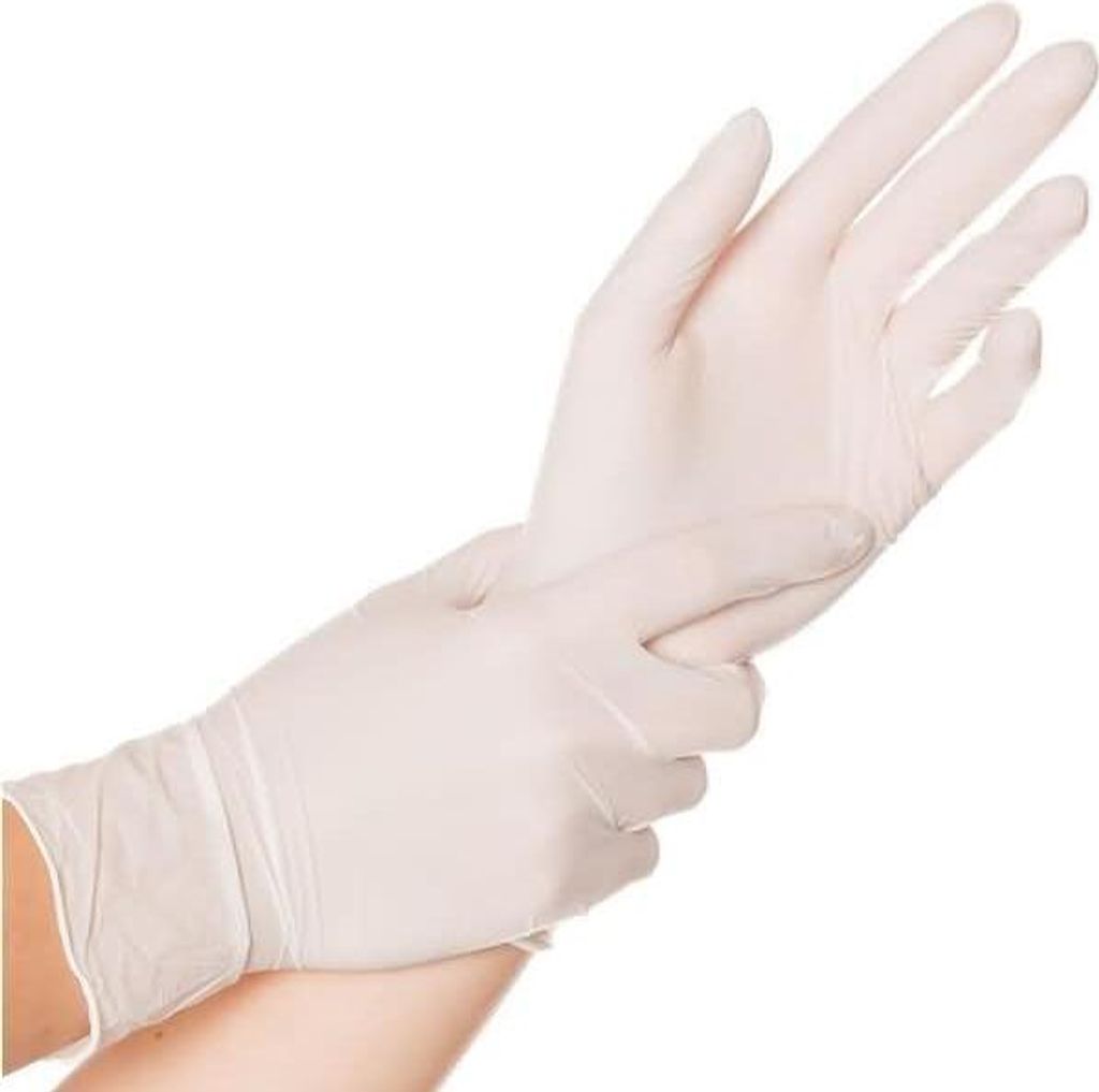 Nitril-Handschuh Safe Fit puderfrei M 24cm weiß VE=200 Produktbild 