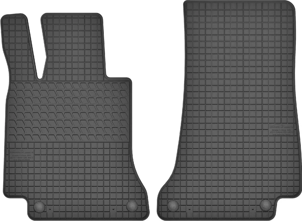 Set Tappeti Gomma Anteriori Mercedes W205 | Qualità OEM Anti-Usura