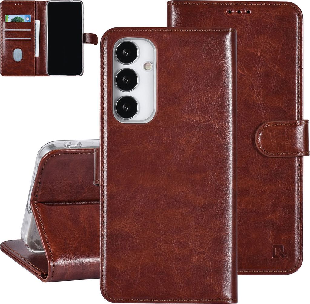UNIQ Accessory Galaxy S23 FE Book Case hoesje Pasjeshouder - Bruin