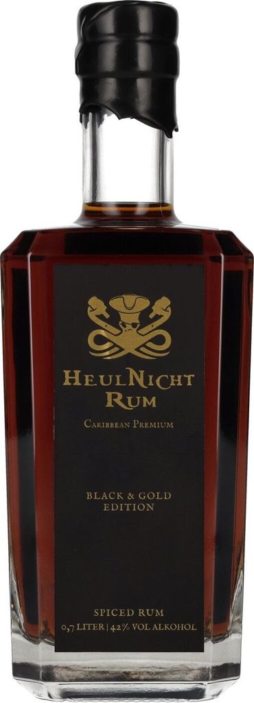 Heul Nicht Rum Caribbean Premium Spiced Rum Black & Gold Edition 42% Vol. 0,7l