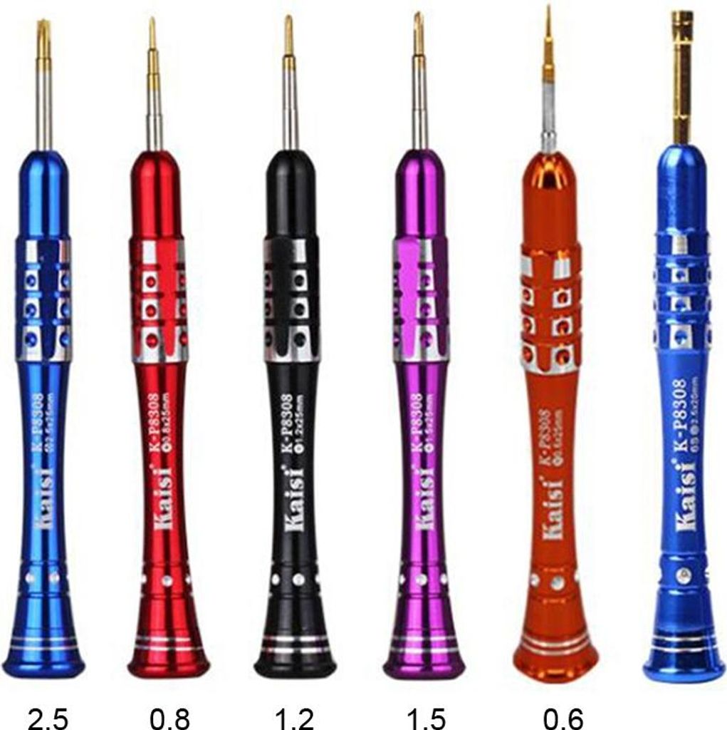 Kaisi K-8308 6 in 1 Multifunktions Schraubendreher Werkzeug Set Reparatur Ersatz