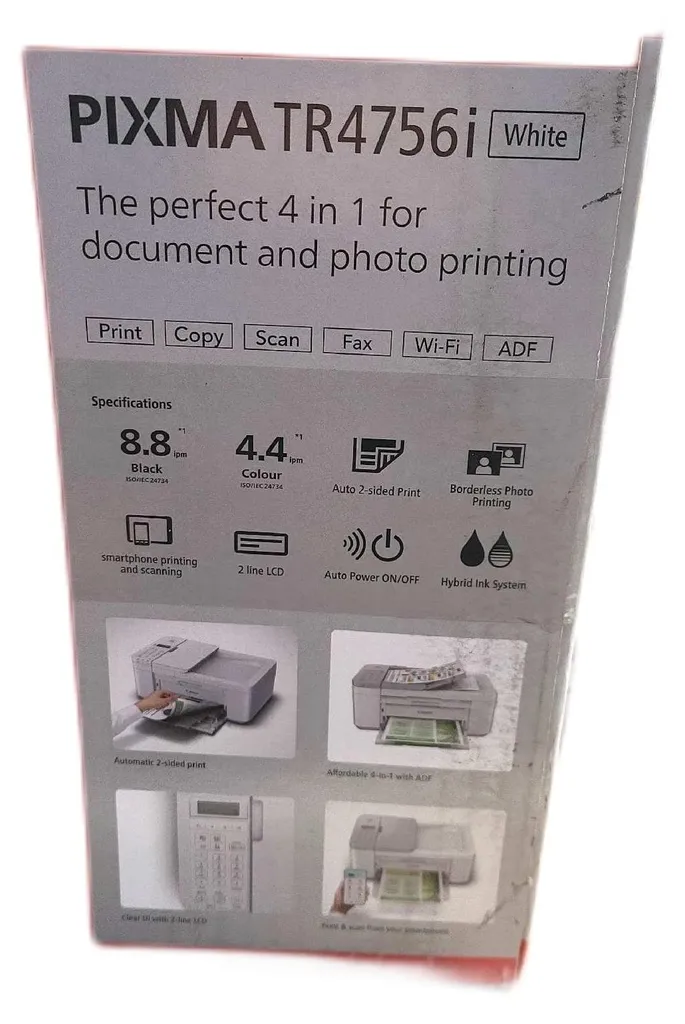 Imprimante Wi-Fi Canon PIXMA TR4756i Idéale pour Étudiants et Familles