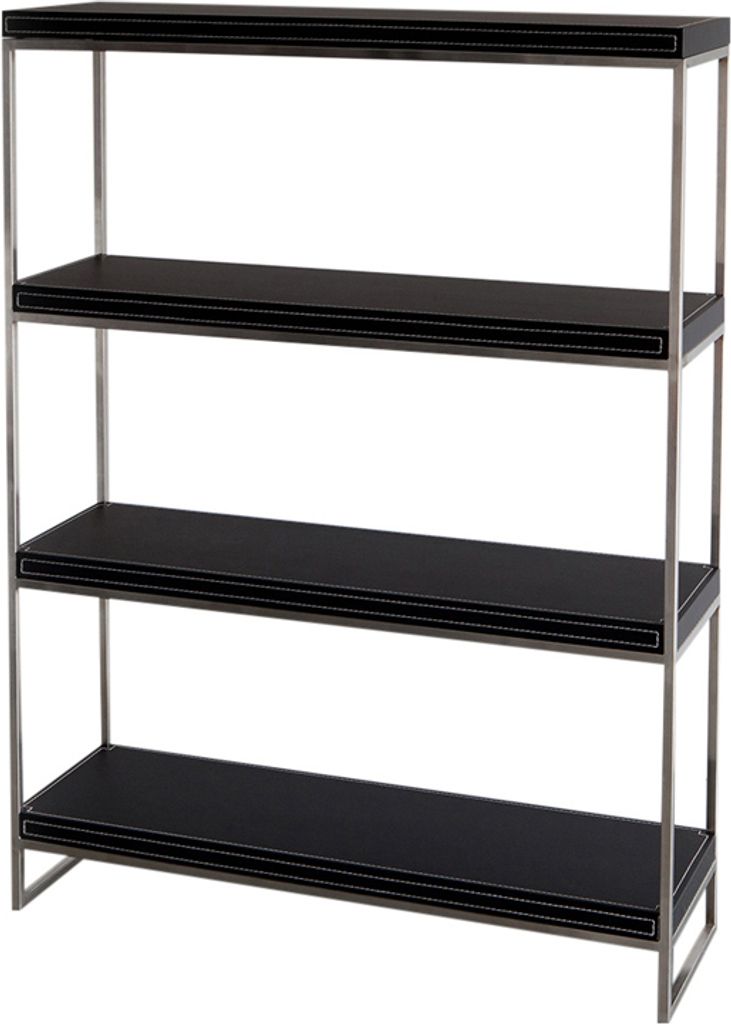 Büromöbel Büro Schrank Aktenschrank FORLI schwarz 1000x300 x1140 mm Kunstleder Homeoffice Arbeitszimmer Ordnerschrank Büroregal