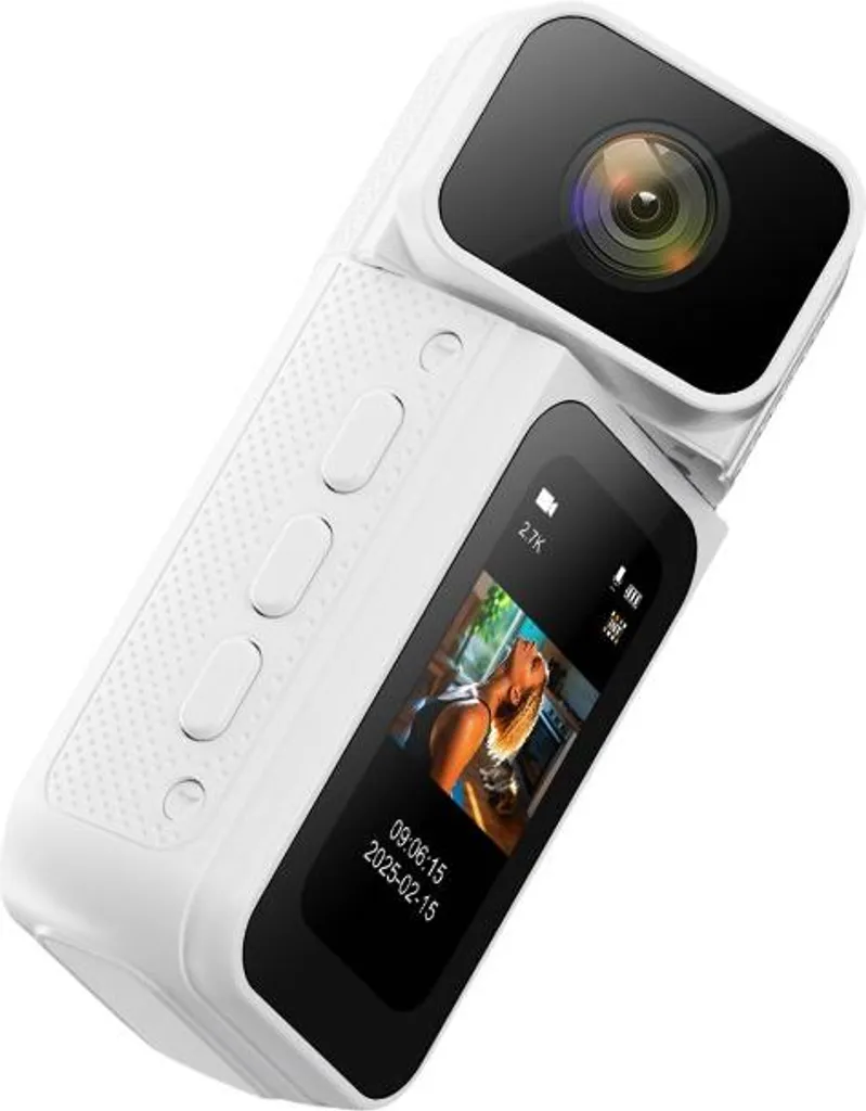 INF Mini Videocamera Sportiva Magnetica 2 Pezzi Bianca - Offerta Pro
