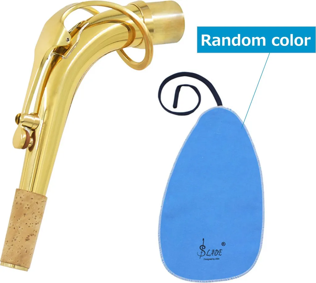 Col flexible pour saxophone alto en laiton avec son kit entretien