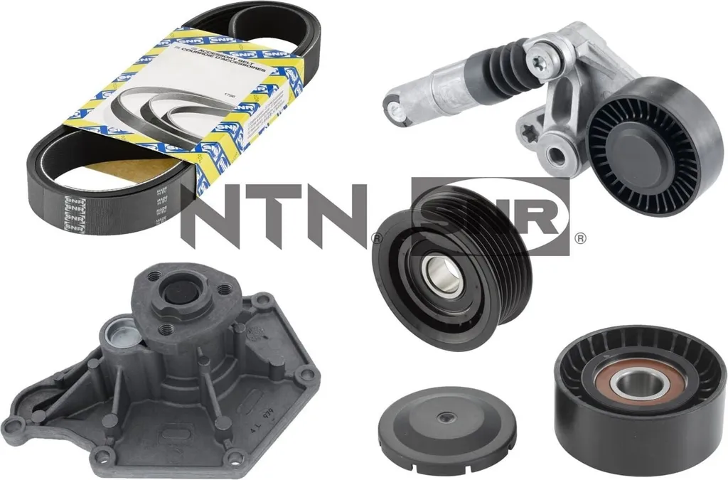Kit distribution avec pompe à eau SNR KAP857.510 pour Audi Q5 et A6 B8