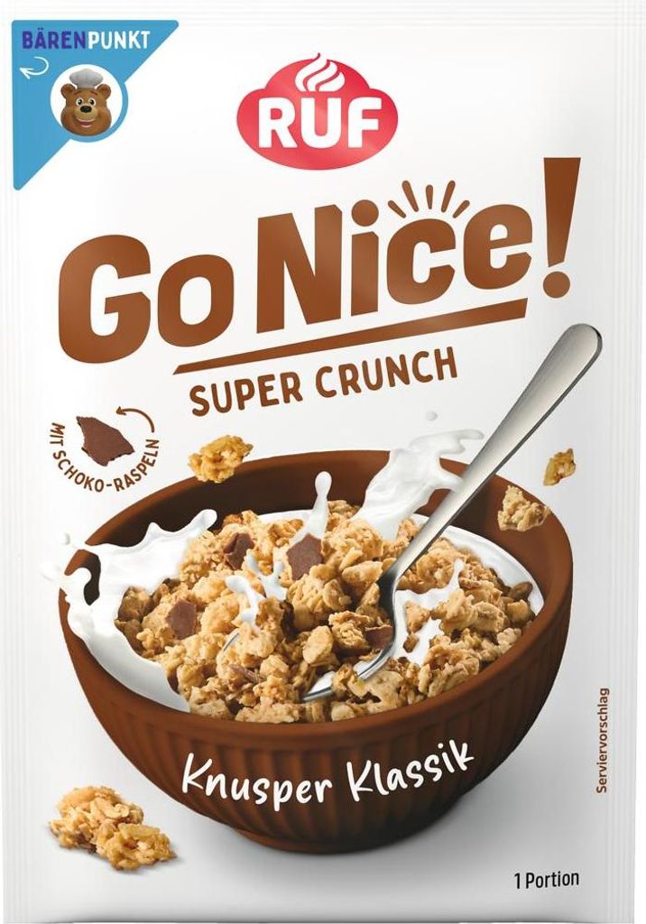 RUF GoNice! Knusper Klassik Super Crunch Müsli
