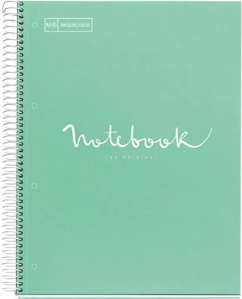 Quaderno Miquelrius A4 Verde Menta - Carta 90g Dot Grid Resistente