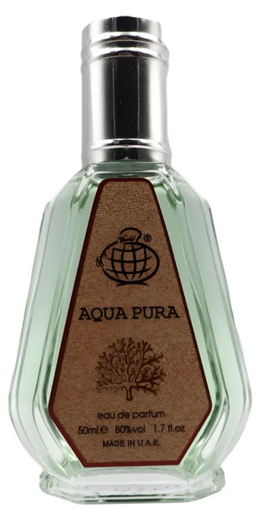 Fragrance World Aqua Pura 50 Ml Unisex Acqua Di Profumo Immagine del prodotto 