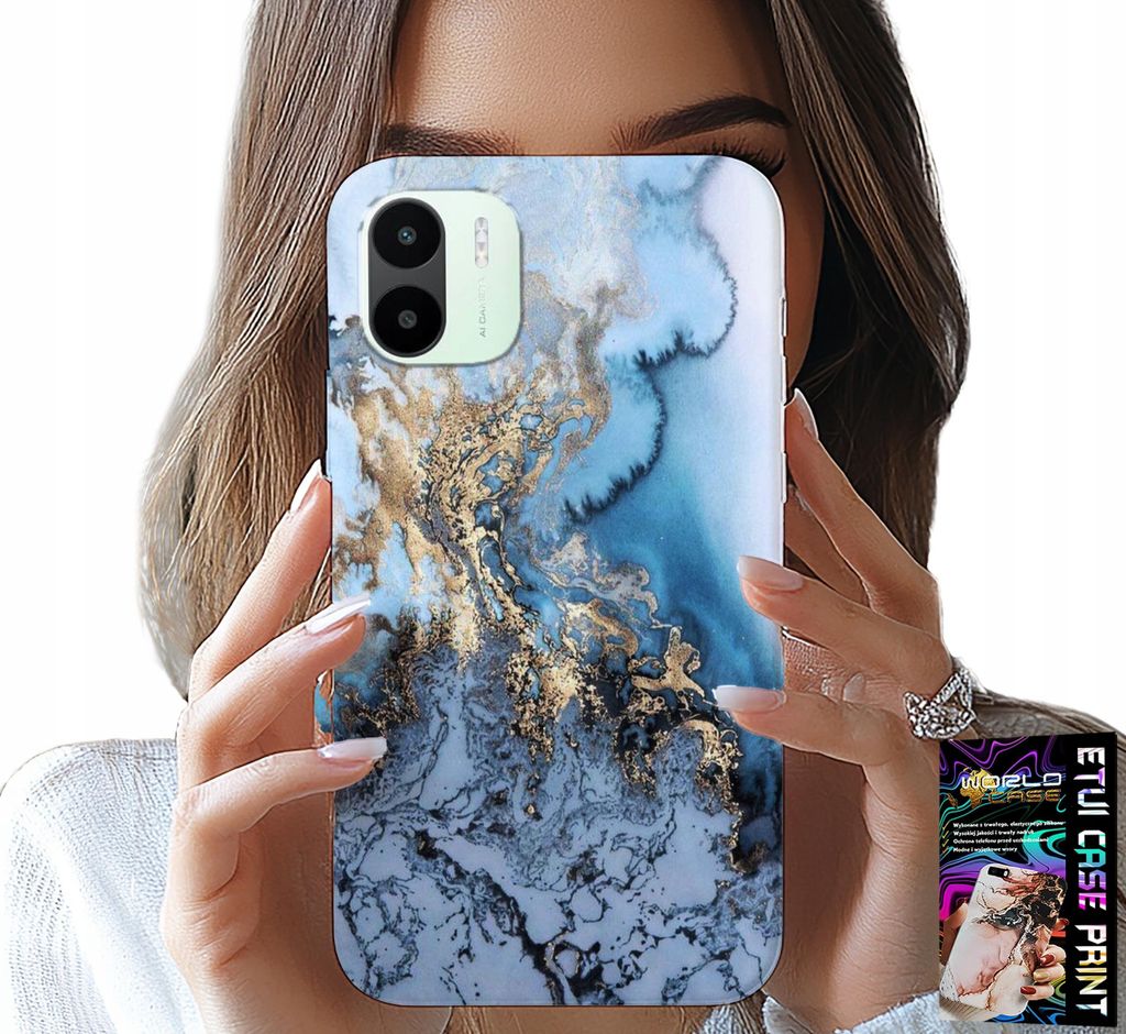 Hülle Für Xiaomi Redmi A2 - Damen Marmor Design + Folie
