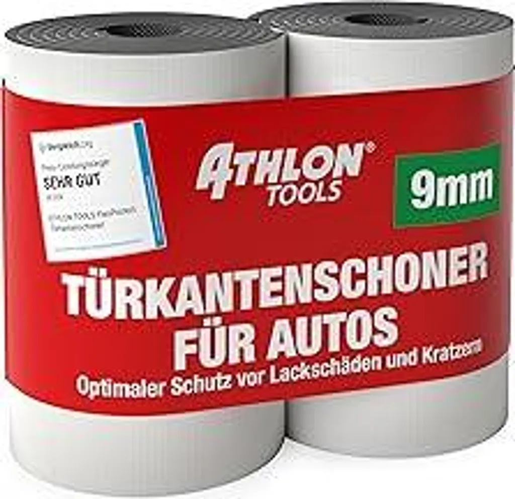 Kit 2x Protezione Bordi Porte 9mm FlexProtect - Nero 2m x 2