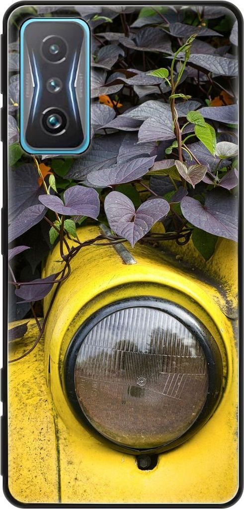König Design Hülle kompatibel mit Xiaomi Redmi K50 Gaming Kunststoff Soft Handyhülle - Handy Case Altes Auto