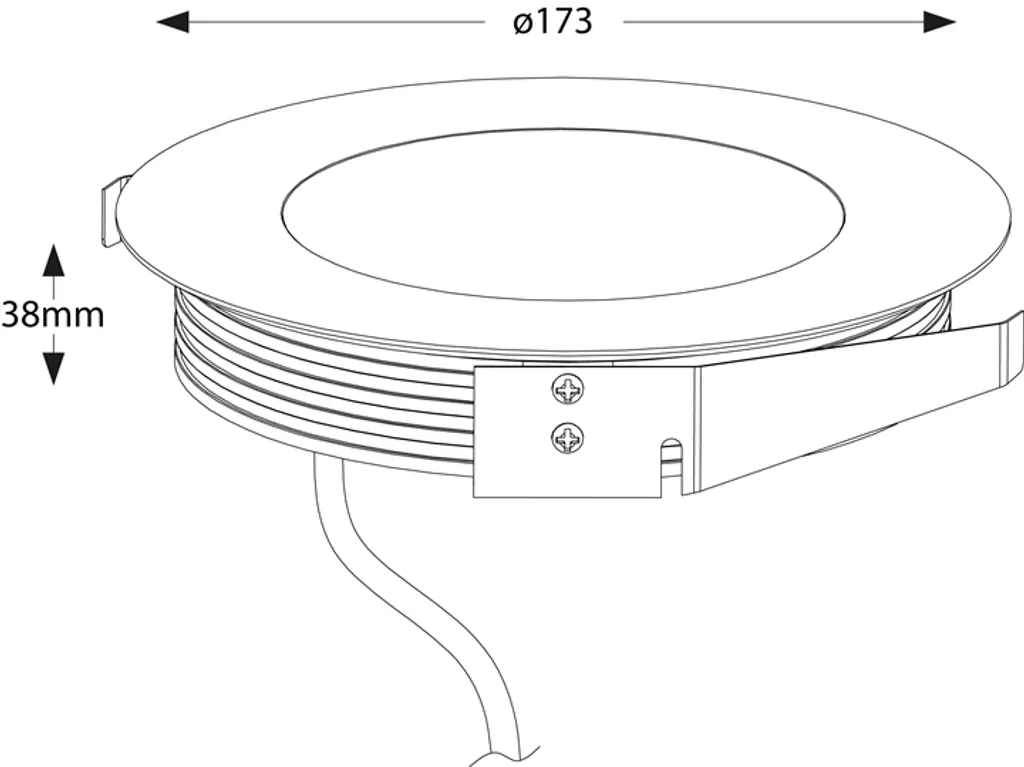 Spot de sol RGB robuste Flat I, solution éclairage extérieur anti-choc - 5