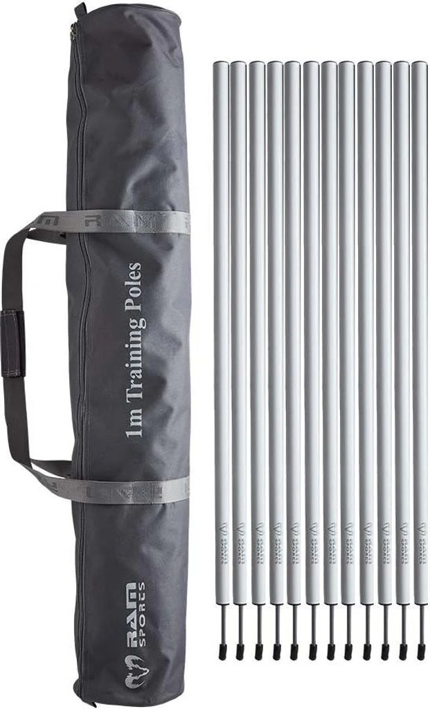 Slalomstangen - Lauftraining - PVC - 1 Meter - Mit Spike