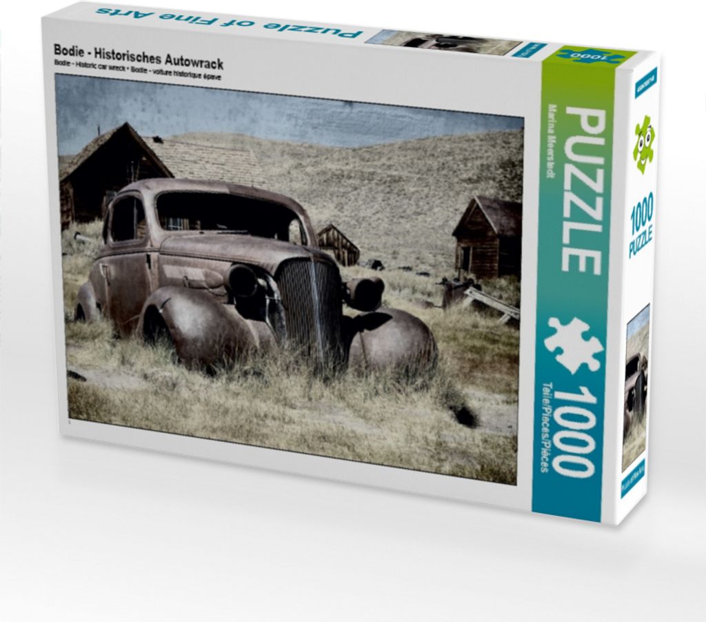 Calvendo Bodie - Historisches Autowrack 1000 Teile Puzzle quer 640x480mm, Meerstedt Marina; 7411333