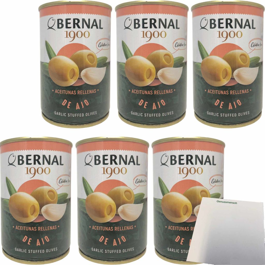 Bernal Aceitunas rellenas de Ajo "Oliven mit Knoblauchpaste Produktbild 