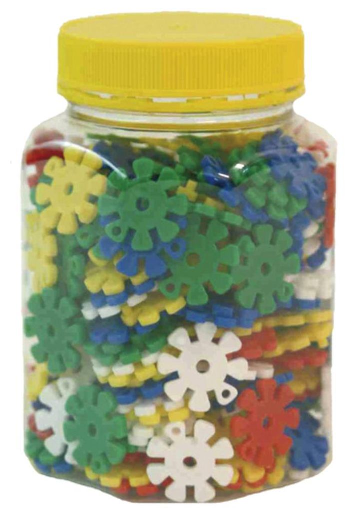 EDUPLAY 120-013 Steckblumen in Kunststoffglas, bunt, Produktbild 