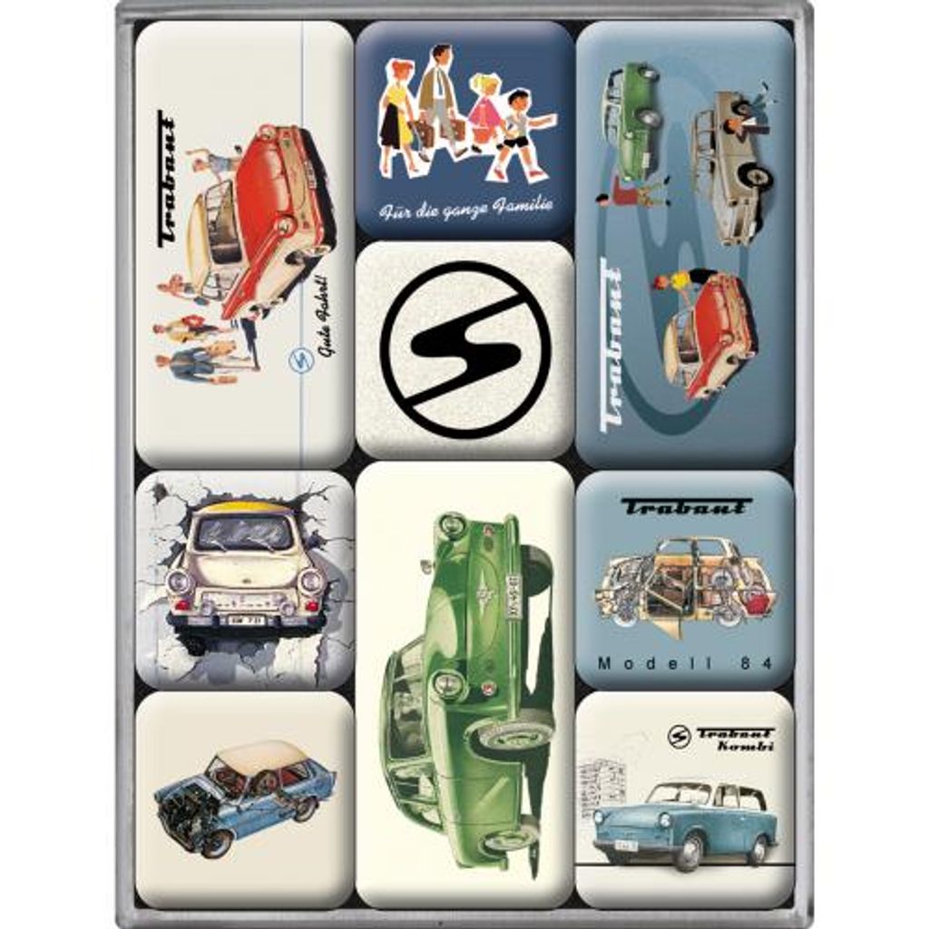 Nostalgic-Art - 9tlg. Magnetset - Trabant Produktbild 