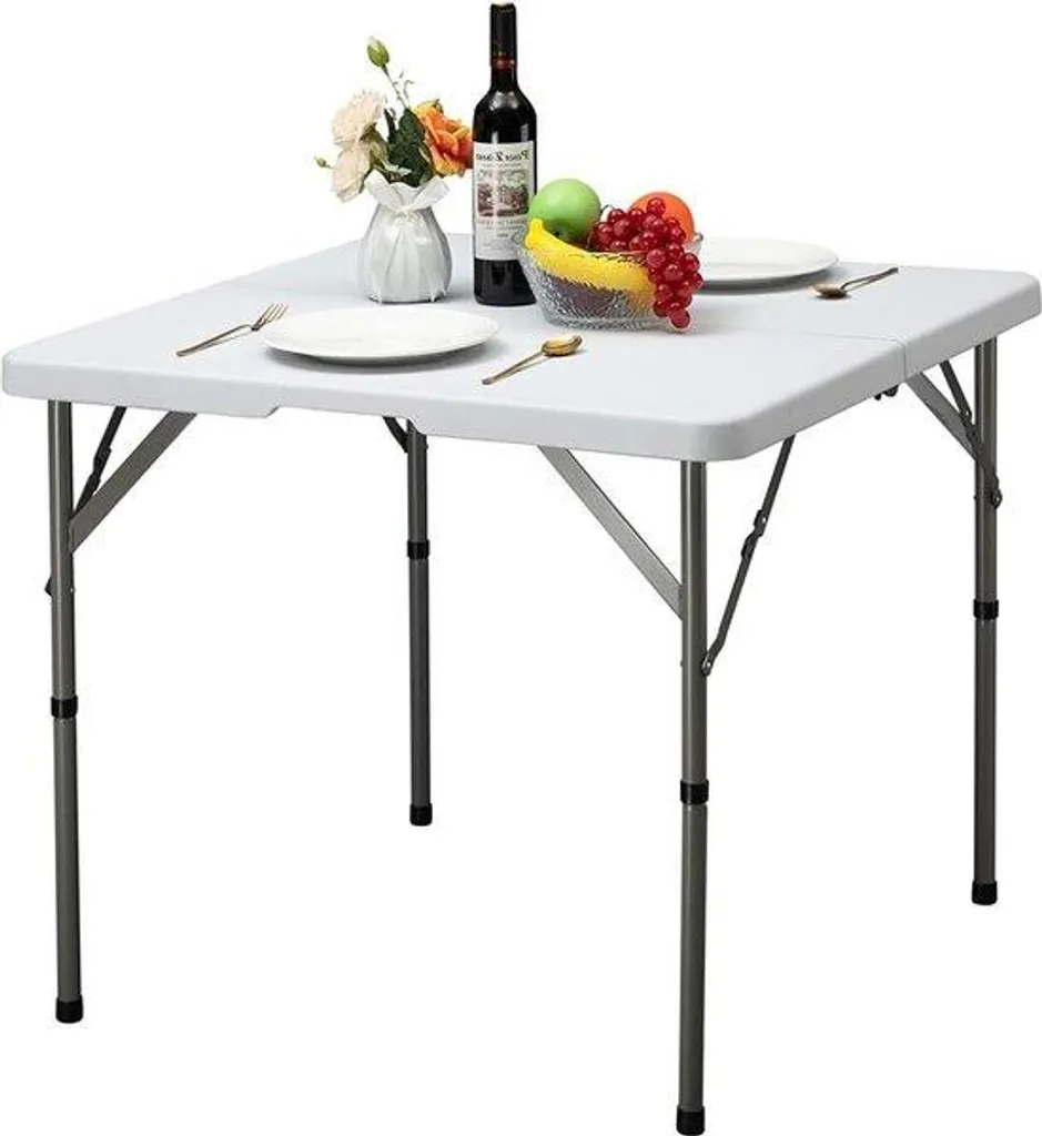 Table de pique-nique 87 cm pour repas en plein air et activités jardin